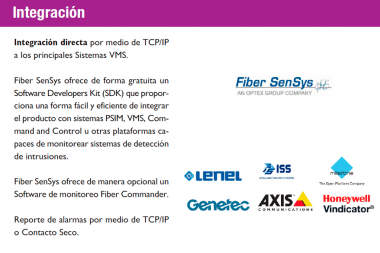 Fibra óptica para protección perimetral