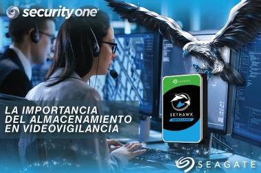 La importancia del almacenamiento en videovigilancia, con discos Skyhawk de Seagate