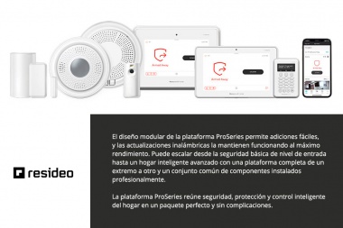 Plataforma de seguridad y hogar inteligente de Resideo