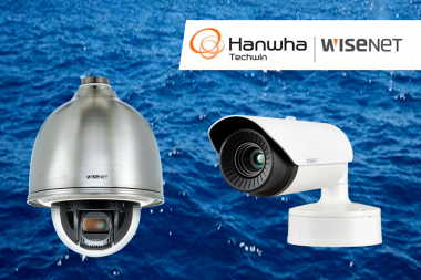Hanwha Techwin presentó soluciones de videovigilancia de acero inoxidable, ideales para el sector marítimo