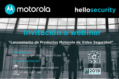 Lanzamiento de Productos Motorola de Video Seguridad