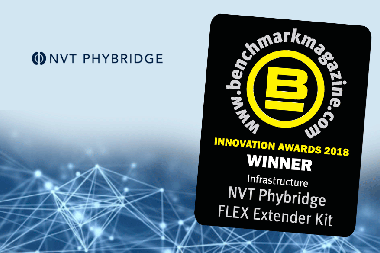 Los Kits Extensores FLEX de NVT Phybridge ganan el Premio de Innovación Benchmark 2018