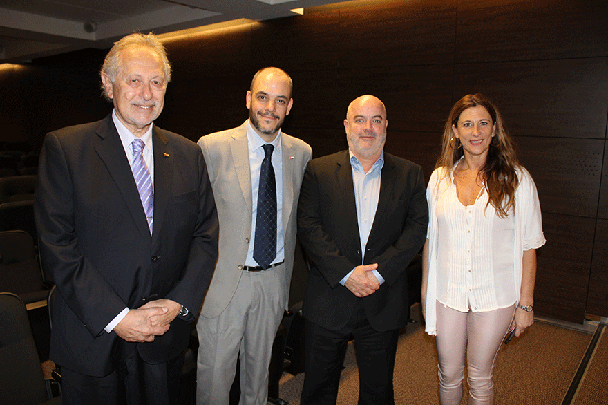 Enrique Greenberg, Leandro Ferreyra, Ignacio Cocca y María Apólitto