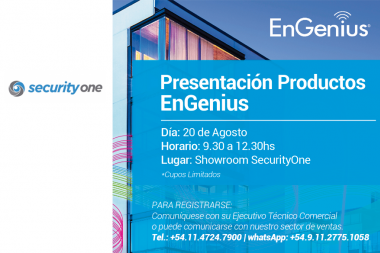 Presentación de productos Engenius en SecurityOne