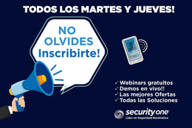 Calendario de webinars con Security One