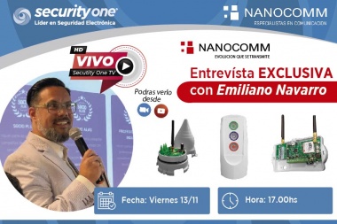 Este viernes a las 17 horas (ARG) agendá este VIVO sobre Nanocomm