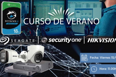 Cursos de verano en Security One: Alianza Seagate - Hikvision - 15/1