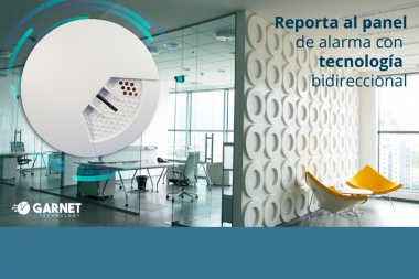 Detector de humo inalámbrico con tecnología bidireccional de Garnet Technology
