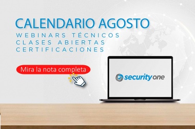 Calendario agosto 2022 en Security One