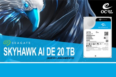 Seagate anunció el lanzamiento del nuevo SkyHawk AI de 20 TB