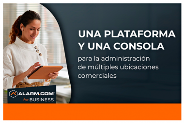 Administre múltiples ubicaciones comerciales con los servicios de seguridad inteligente de Alarm.com