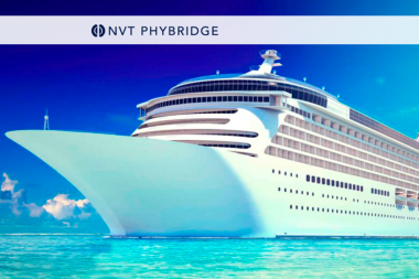 Línea de Cruceros actualiza PBX heredada a VoIP utilizando switches PoLRE de NVT PHYBRIDGE en el Puerto de Cádiz