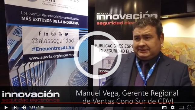 Manuel Vega, Gerente Regional de Ventas Cono Sur de CDVI