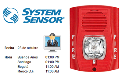 SYSTEM SENSOR invita a Webinar