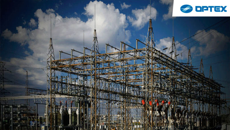 Protección Inalámbrica de Optex operada por baterías en subestaciones eléctricas
