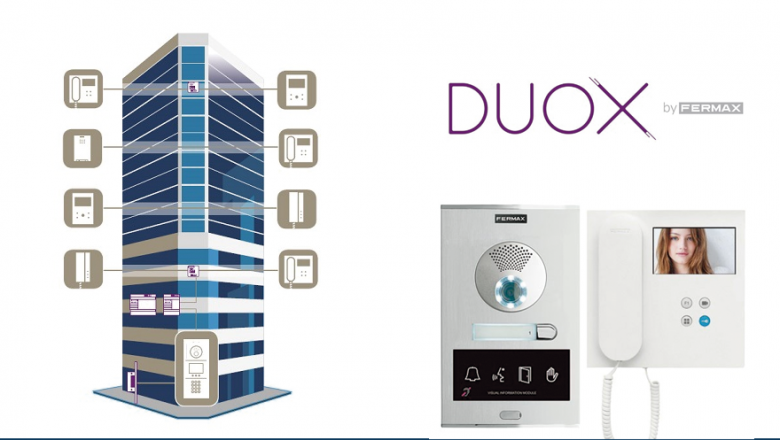 DUOX, el sistema de videoportero full digital sobre 2 hilos de FERMAX, triunfa en todo el mundo