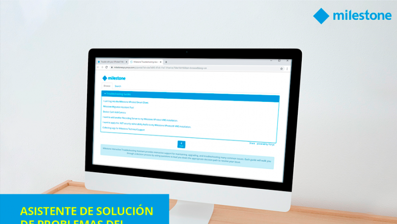 Asistente de solución de problemas del XProtect