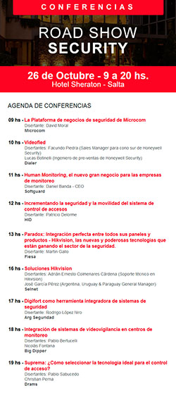 Road Show Security en la ciudad de Salta
