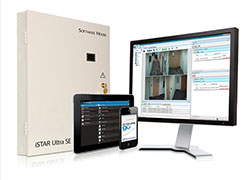 Terminal para administración de visitantes y C•CURE portal para gestión del control de accesos