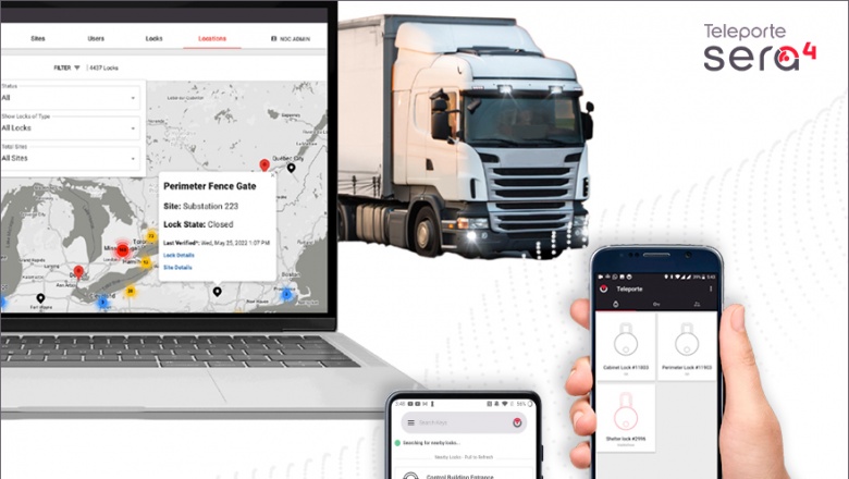 ¿Cómo el control de acceso sin llave de Sera4 puede asegurar el contenido de los contenedores de transporte?