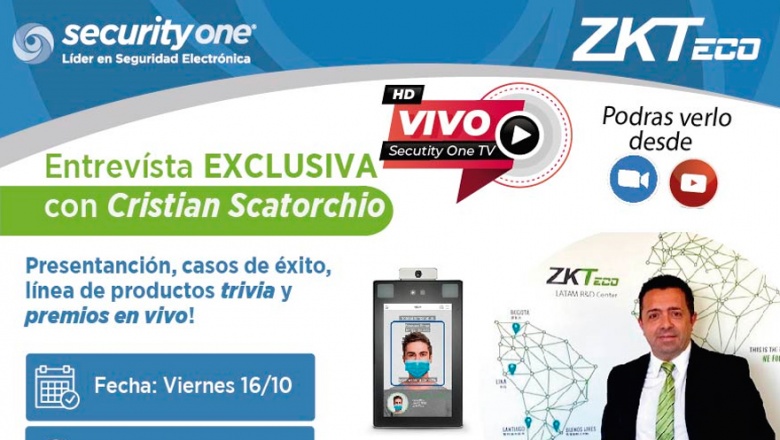VIVO: Security One presenta a ZKTeco Argentina - 16/10