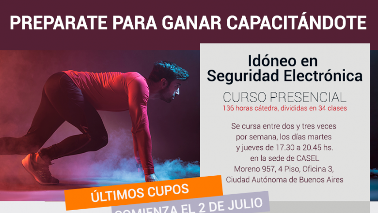 La Certificación Idóneos en Seguridad Electrónica dictado por CASEL y COPITEC comienza en julio