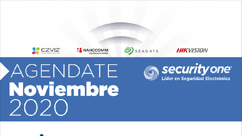 Calendario de capacitaciones de noviembre con Security One
