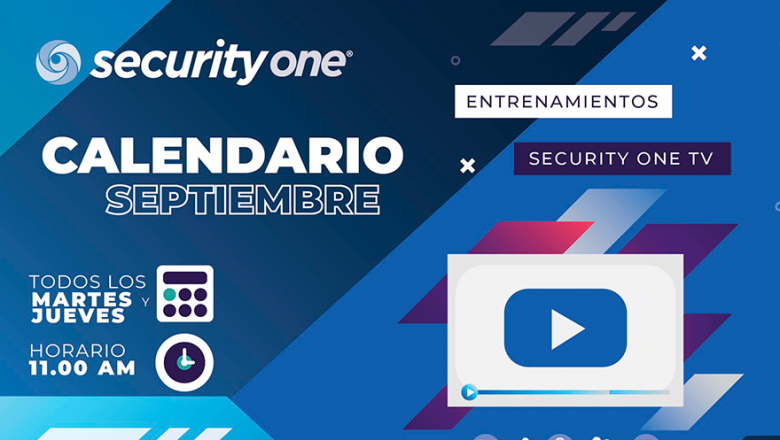 Calendario de septiembre: webinars y programas de Security One Tv