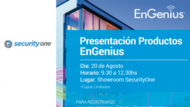 Presentación de productos Engenius en SecurityOne