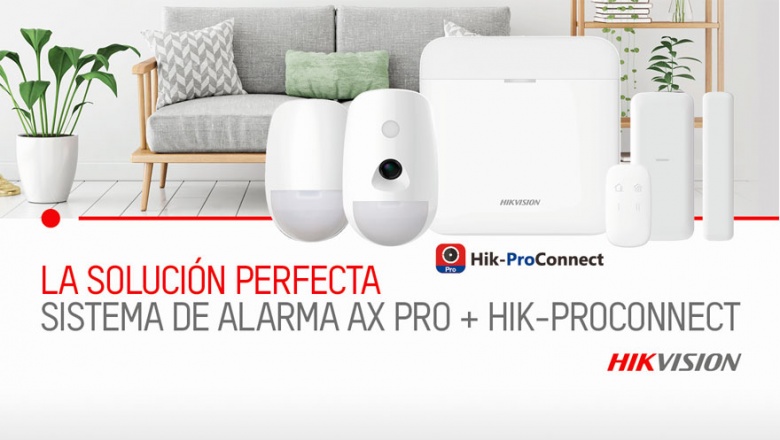 Hikvision lanza la solución perfecta uniendo al sistema de alarma de última generación AX PRO, la plataforma de gestión en remoto Hik-ProConnect