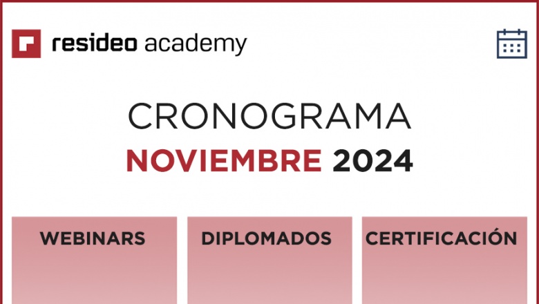 Resideo Academy: cronograma Noviembre