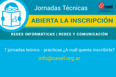 Jornadas Técnicas en CASEL: Inscripción abierta!