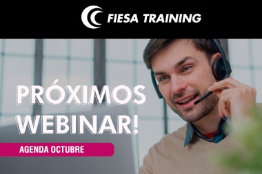 Calendario de capacitaciones de octubre con Fiesa