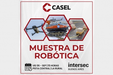 Muestra de robótica en Intersec Buenos Aires 2024