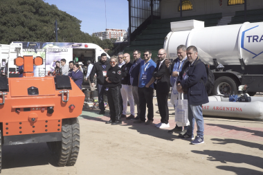 La muestra de robótica que fue protagonista en la pista central