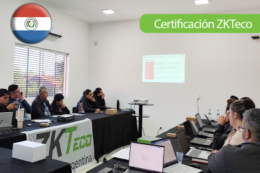 Exitosa certificación de ZKTeco en Paraguay: 20 nuevos técnicos vertificados