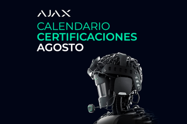En Agosto, certificate con Ajax Systems
